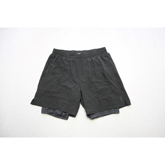 Skora Running Gym Shorts Qwick-Dry Black Performance 6" INS Mens Size XL - Picture 1 of 7